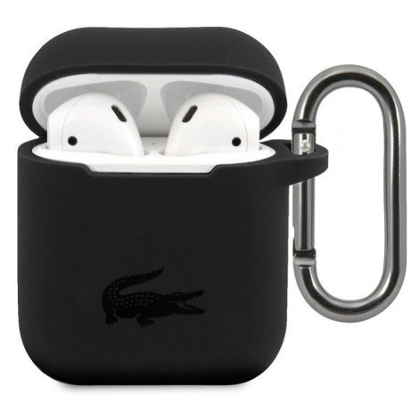 Puzdro na airpod Lacoste Airpods Cover čierna farba