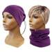 Sulov Multifunkční šátek 2v1 Fleece fialový