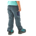 Detské odopínateľné turistické nohavice MH500 2-6 rokov sivo-modré