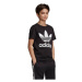 Juniorské tričko s krátkym rukávom ADIDAS ORIGINALS TREFOIL TEE-DV2905-BLACK WHITE