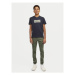 Jack&Jones Junior Bavlnené nohavice Paul 12151639 Zelená Slim Fit