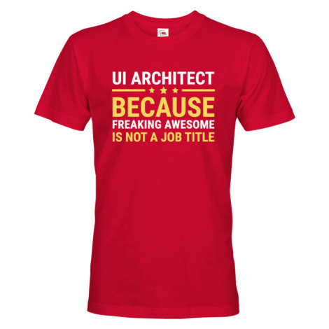 Pánske tričko pre UI architektov - dokonalý darček pre IT špecialistov