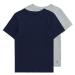 Polo Ralph Lauren Tričko  námornícka modrá / sivá melírovaná
