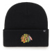 47 NHL CHICAGO BLACKHAWKS HAYMAKER '47 CUFF KNIT BLK Zimná čiapka, čierna, veľkosť
