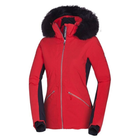 Northfinder BLANCHE Dámska lyžiarska bunda, červená, veľkosť