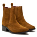 Tommy Hilfiger Členková obuv Th Suede Cowboy Boot FW0FW08034 Hnedá