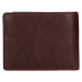 Pánska kožená peňaženka Lagen Kall - tmavo hnedá
