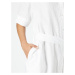 UNITED COLORS OF BENETTON Košeľové šaty  biela