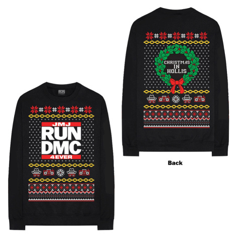Run-DMC mikina Holiday Čierna