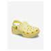 Žlté dámske papuče na platforme Crocs Classic Platfrorm