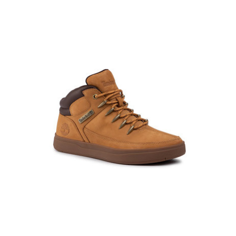 Timberland Sneakersy Davis Square Mid Hiker TB0A1UZV7541 Hnedá