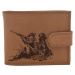 Pánska peňaženka MERCUCIO natural vzor 60 poľovník a pes 2911927,skl