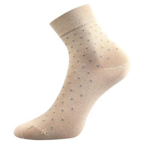 Lonka Fiona Dámske ponožky s voľným lemom - 3 páry BM000001333700100047 béžová