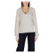 Vero Moda  VMNERA LS V-NECK PULLOVER BOO 10310874  Svetre Biela