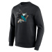 San Jose Sharks pánska mikina Primary Logo Graphic Crew Sweatshirt - VALUE