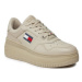 Tommy Jeans Sneakersy Tjw Retro Basket Flatform Ess EN0EN02506 Béžová