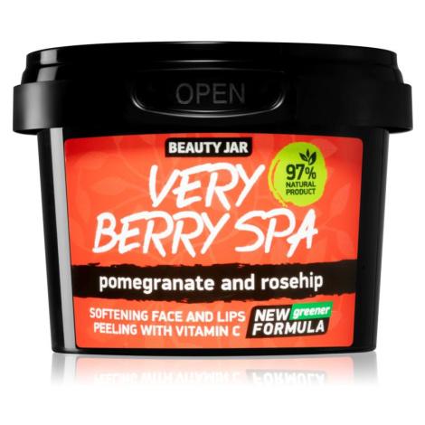 Beauty Jar Very Berry Spa zjemňujúci cukrový peeling na tvár