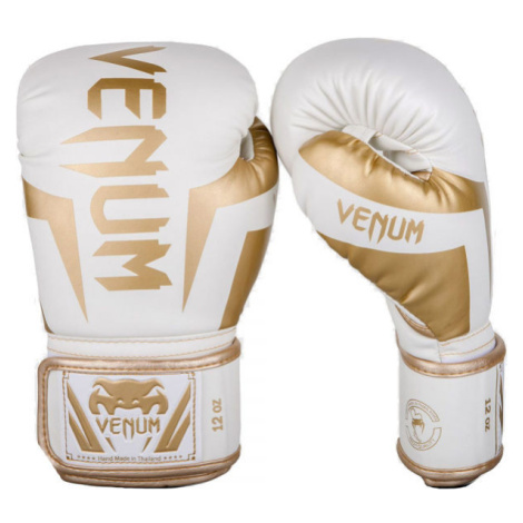 Venum ELITE BOXING GLOVES Boxérske rukavice, béžová, veľkosť