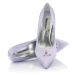 Lodičky Karl Lagerfeld Brooch Court Lilac Satin Textile