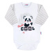 Dojčenské body s dlhým rukávom New Baby Panda 80 , 20C35689