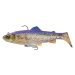 Savage gear gumová nástraha 3d trout rattle shad fs clear blue trout - 17 cm 90 g