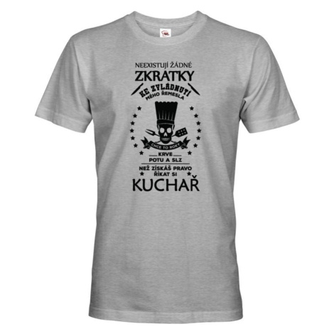 Pánske tričko pre kuchárov s vtipnou potlačou - originalita až na prvom mieste