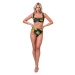 Women's swimsuit Nebbia High-energy retro bikini - top 553 jungle green S