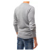 Trendový svetlo-šedý sveter