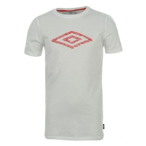 Cotton Logo T Shirt Boys White Bílá / model 15042614 11/12 - Umbro