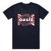 Oasis tričko Union Jack Modrá
