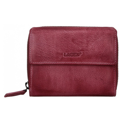 Dámska kožená peňaženka Lagen Miriam - fialová