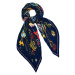 Art Of Polo Woman's Scarf Sz23420-3 Navy Blue