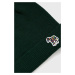 Čiapka PS Paul Smith zelená farba, z tenkej pleteniny, vlnená