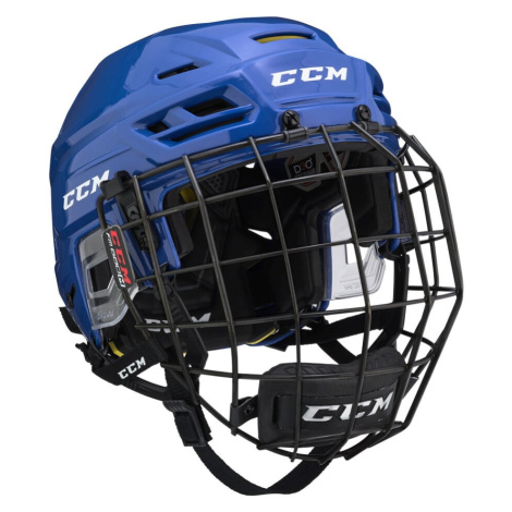 CCM Tacks 310 Combo Senior Ice Hockey Helmet, Blue