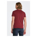 TRIČKO GANT SLIM SHIELD V-NECK T-SHIRT PLUMPED RED