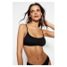 Trendyol Black Bralette Gippa Bikini Top