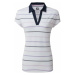 Footjoy Cap Sleeve Colour Block Womens Polo Shirt White/Navy
