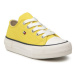 Tommy Hilfiger Plátenky Low Cut Lace-Up Sneaker T3A4-32118-0890 M Žltá