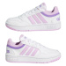 Dievčenská rekreačná obuv ADIDAS Hoops 3.0 cloud white core black violet fusion