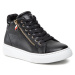 Tommy Hilfiger Sneakersy High Top Lace-Up Sneaker T3A9-32317-1434 S Čierna