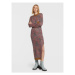 Remain Úpletové šaty Knit Brushed Jacquard RM1718 Farebná Regular Fit