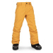 Volcom FREAKIN SNOW CHINO Chlapčenské lyžiarske/snowboardové nohavice, žltá, veľkosť