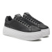 Calvin Klein Sneakersy Bold Platf Low Oh Mg Lth YW0YW01589 Čierna