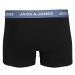 JACK & JONES Boxerky 'Solid'  modrosivá / trávovo zelená / černicová / čierna