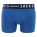 JACK & JONES Boxerky 'Sense'  modrá / čierna / biela