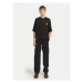 Jack&Jones Junior Bavlnené nohavice Kane 12261033 Čierna Loose Fit