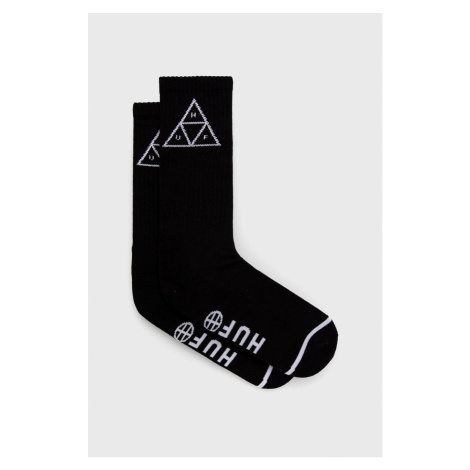 Ponožky HUF pánske, čierna farba