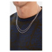 Trendyol Sterling Silver Men's 2-Pack Bijouterie Necklace