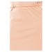 Dámské šaty v broskvové barvě s límečkem model 5977345 XL - numoco