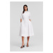 Šaty Karl Lagerfeld Shirt Dress White